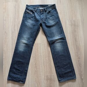Diesel Larkee Straight Blue Jeans 31*30 (Hemmed)